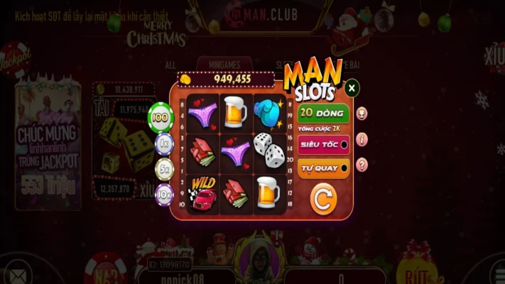 MAN’S slot Manclub